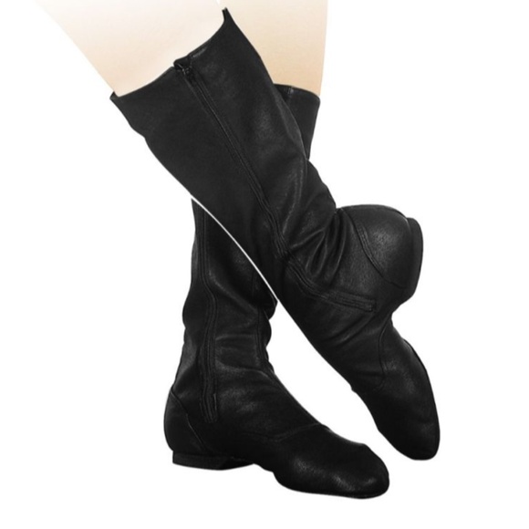 Black Sansha Canvas Character Boots – Size 14 | Stage & Rehearsal Ready main image 6